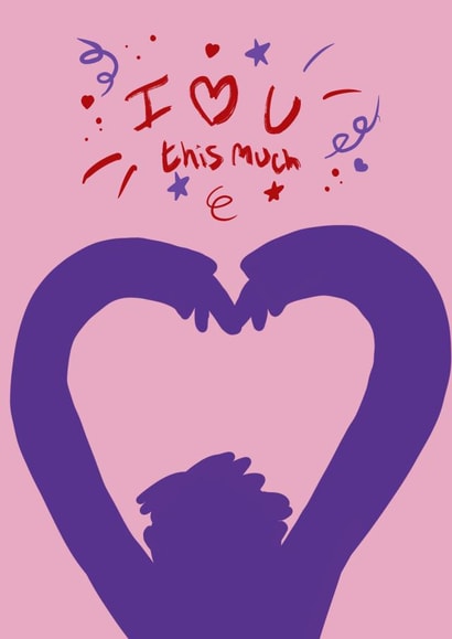 I love you this much created by Fragment Crafting