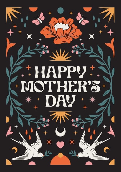 Pretty Mothers Day Card - Spiritual - Flowers - Happy Mothers Day created by Oh Ellie Studio