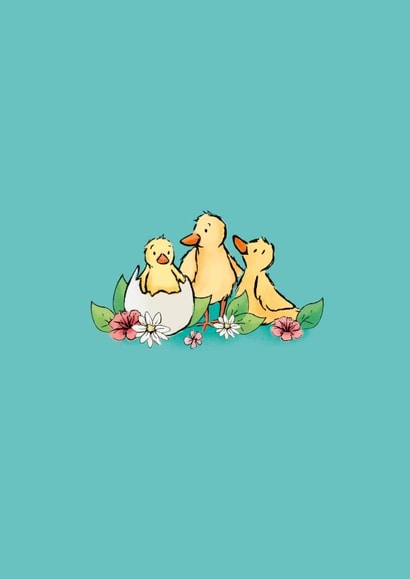 Spring chicks! created by Jade Lawley Illustration