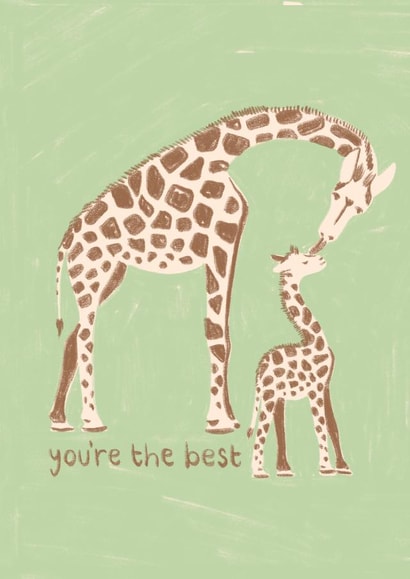 You’re The Best Mother’s Day card created by Lydia Ellen Greaves