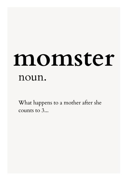 "Momster" Card 1000 created by Mandy Makes