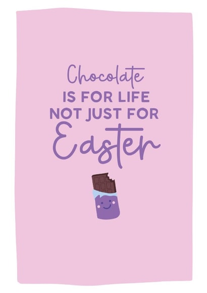 Funny Chocolate Easter Card created by Xoxo Designs by Ruth