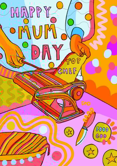 Top Chef Mother's Day Card created by Freya Niamh Design