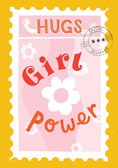 Girl Power, Sending Hugs Card created by Harriet Emily