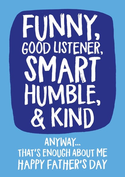 Enough about me... created by Wild Card