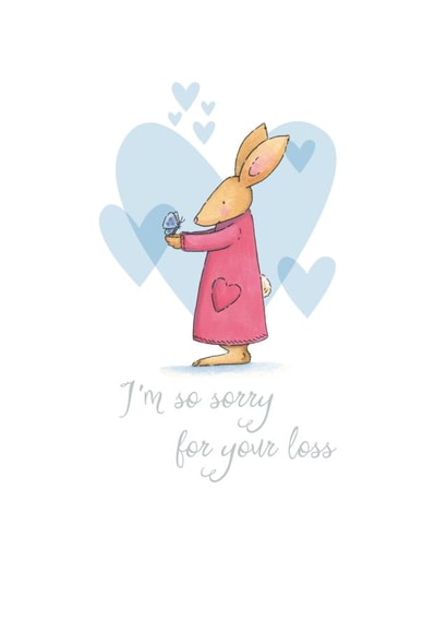 Sympathy Card created by Helen Morgan Illustration