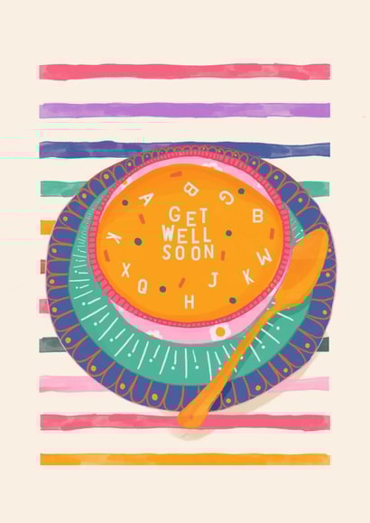 Get well soon created by Kate Fox