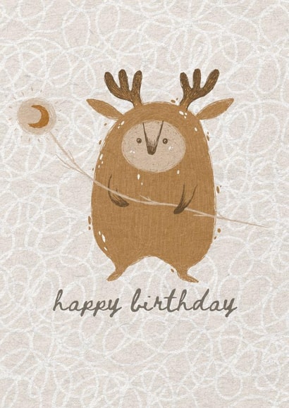 Happy Birthay Card (Featuring a Cute Little Character) created by nook.