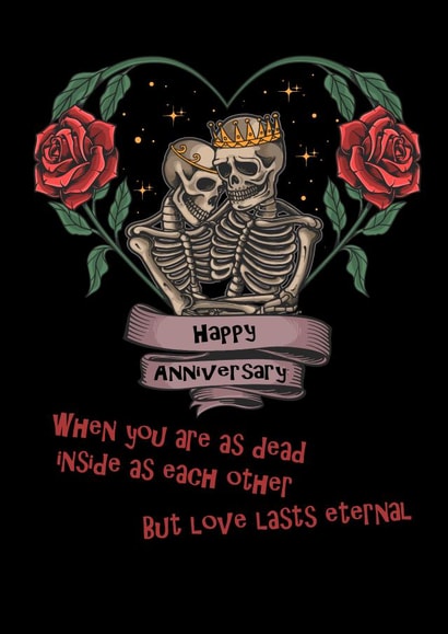 Dead Inside but love is eternal created by Mel @ DeadHead Designs