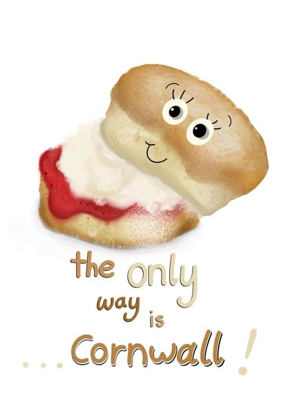 Cornish scone created by Palette&Petal