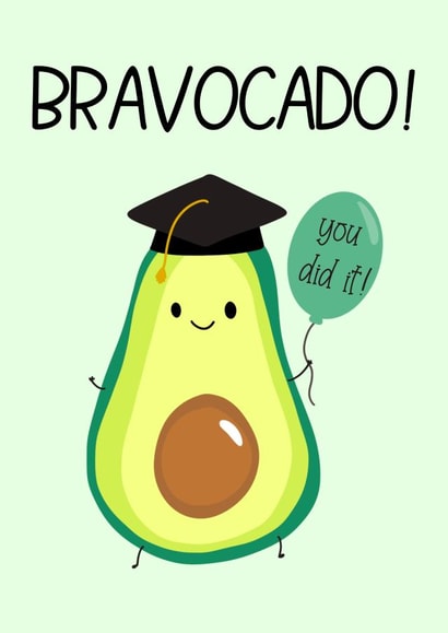 bravo graduation card created by Fern Furness