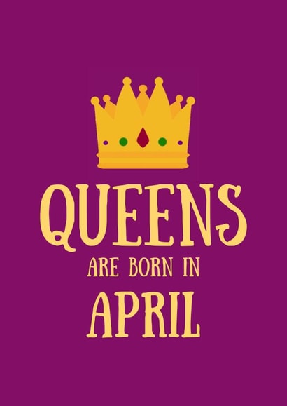 April Queen Birthday Card created by SJdesigns
