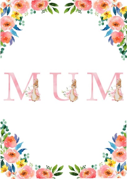 Flopsy Bunny Mum Card created by Victoria  C