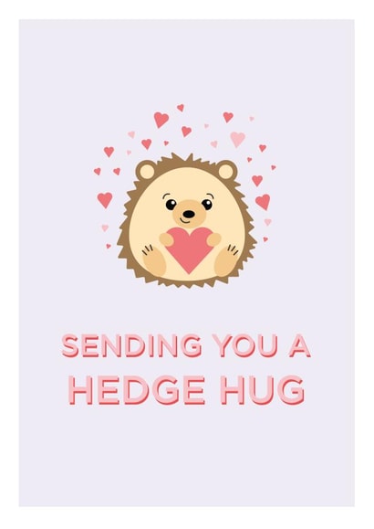 Sending you a hedge hug card created by House of Allum