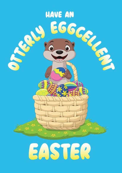 Have An Otterly Eggcellent Easter Card created by Dee Cresswell