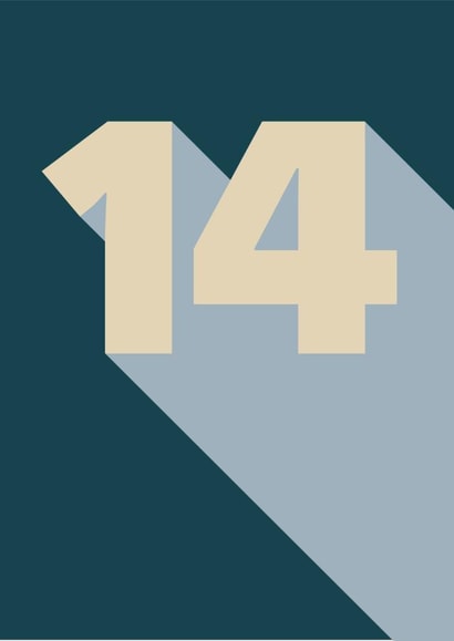 14th Birthday Card for Cool Teenagers created by Amy Munro