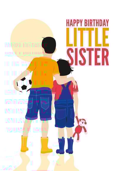 Birthday Card for a Sister 1002 created by Diva Doodle Designs