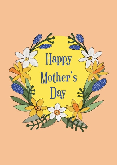 Happy Mother's Day Wreath Card created by Her Joyful Heart
