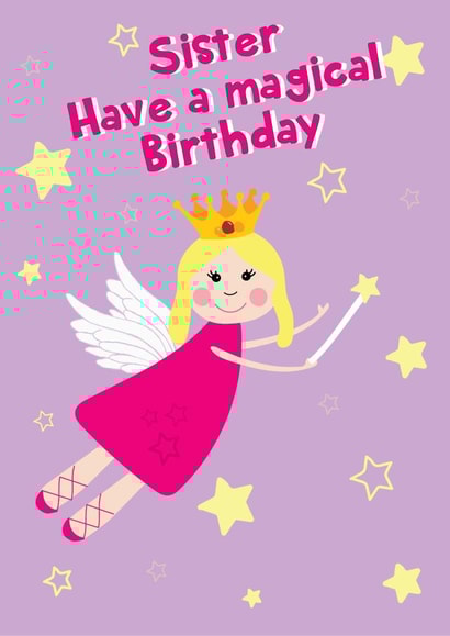 Sister Have A Magical Birthday  created by @Laura Lonsdale Designs