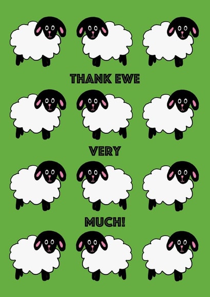 Thank Ewe Very Much  created by Her Joyful Heart