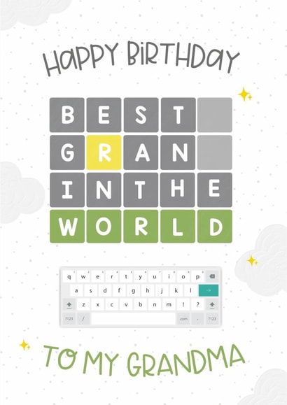 Wordle gran created by Lucy Rose Party
