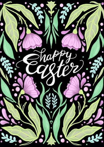 Folk Floral Easter created by Fantastical Fun Shop
