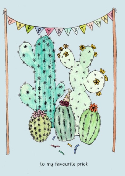 Happy Birthday To My Favourite Prick created by Of petals and sepals