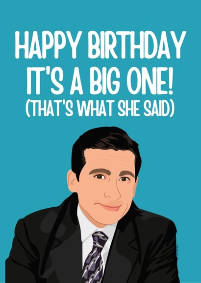 Michael Scott Birthday Card created by Highgrove Cards