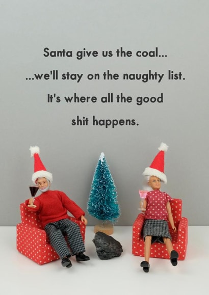 Christmas Coal created by Bold & Bright Cards