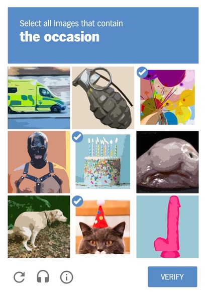 Rude Funny Internet Themed Birthday Card created by Squid Inc.