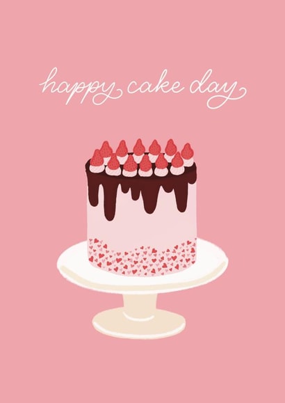 Happy cake day created by Nicki O'Donoghue Studio