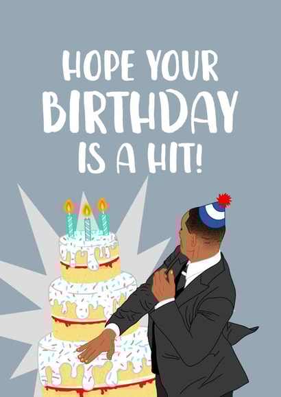 Funny Will Smith Birthday Card created by The Cake Thief