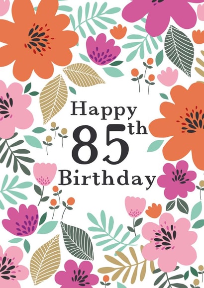 Happy 85th Birthday created by Sarah Corcoran
