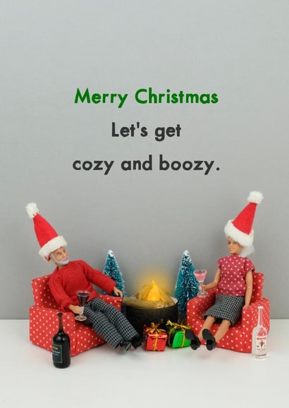 Cozy and boozy created by Bold & Bright Cards