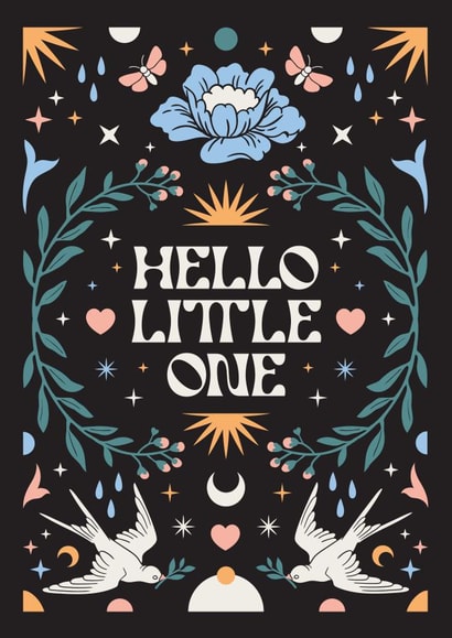 Hello & Welcome Little One created by Oh Ellie Studio