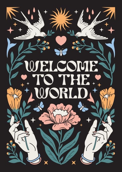 Welcome to the World! Card created by Oh Ellie Studio