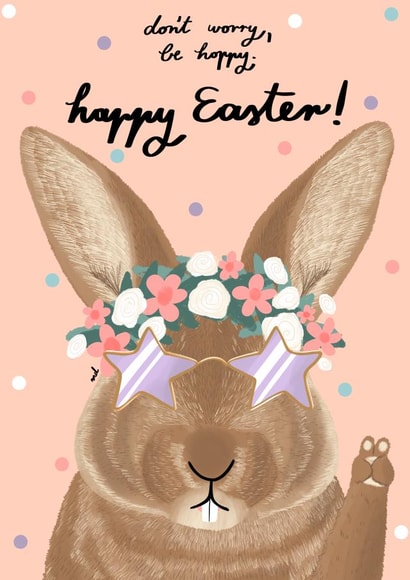 Don't worry, be hoppy. Happy Easter! created by Monsieur Dorian