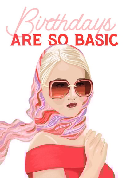 Anna Delvey’s Basic Birthday Card created by URGHH Card Co.