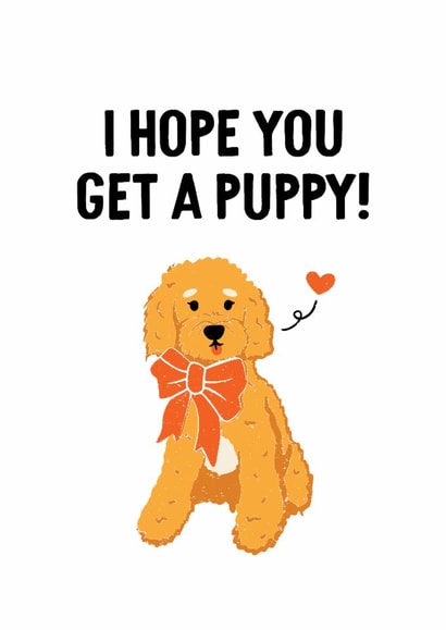 Puppy Love - A sweet and playful birthday card for the dog lover in your life. created by Hello Elks