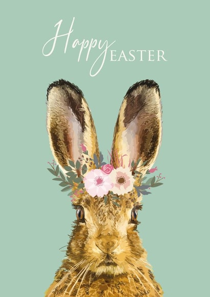 Happy Easter Bunny Card  created by Melmade Stationery