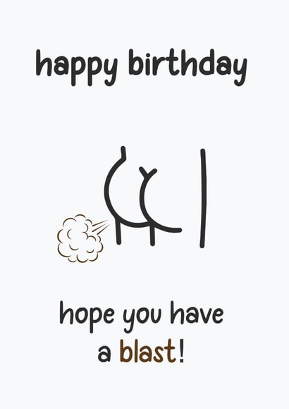 Have a Blast - Birthday Card created by McCabe Graphics