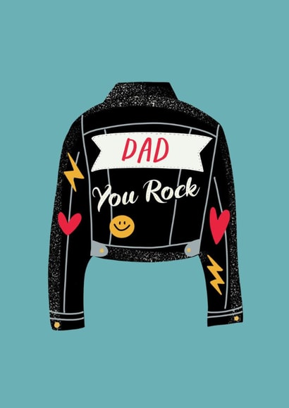 Dad you rock created by Curious Day