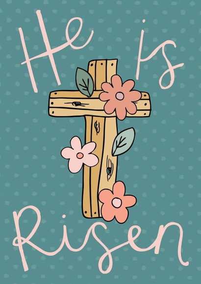 He is Risen Easter Card created by Dottypink Designs