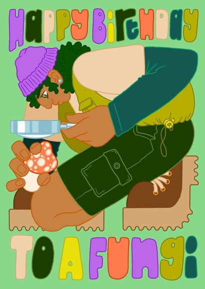 Fungi Birthday Card created by Jenny Davis