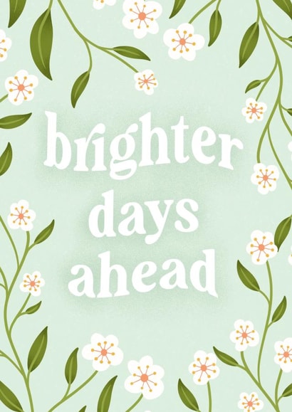 Brighter Days Ahead, Spring Card created by Amy V Packham Art
