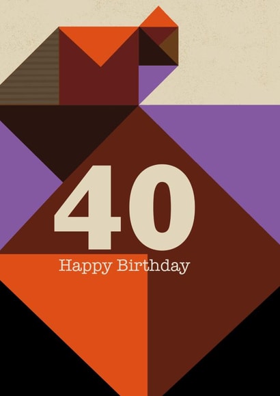 40th Birthday Card created by Rocket68