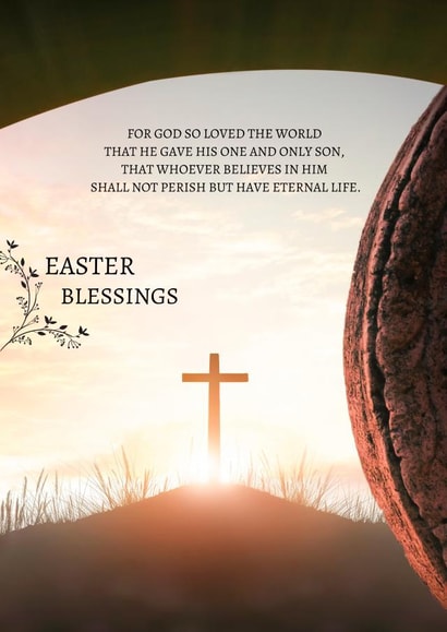 Easter Blessings created by Dara, Ceramic Scripture