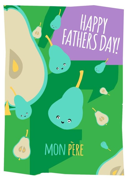 Mon Père - Happy Fathers Day! created by Kurly Creative