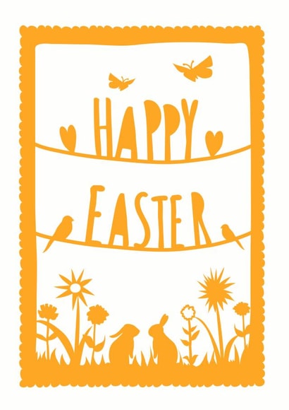 Happy Easter Spring Card created by Cloud Cuckoo Design