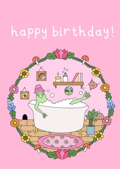 Birthday Frog Card created by Sarah’s Little Shops